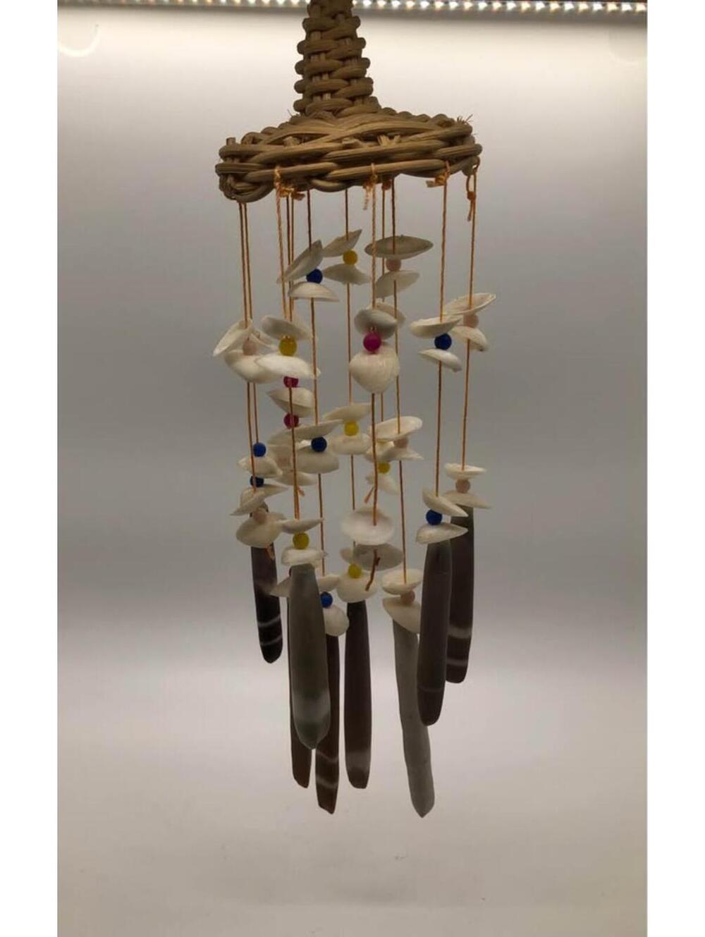 Sombrero hat & seashells windchime